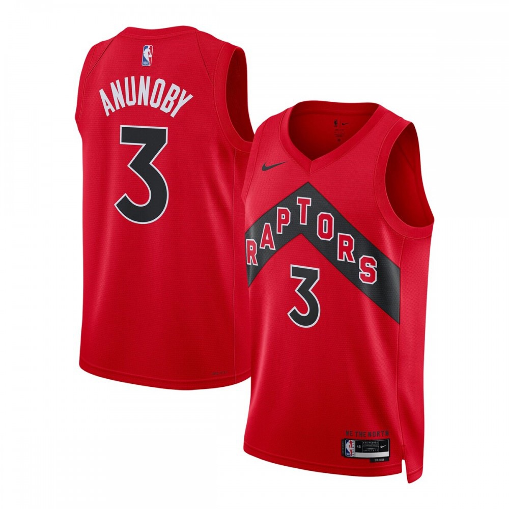 OG Anunoby Toronto Raptors Unisex Swingman Jersey - Icon Edition - Red-Pro Kit Vault | Brand New 26/27 Sports Jerseys